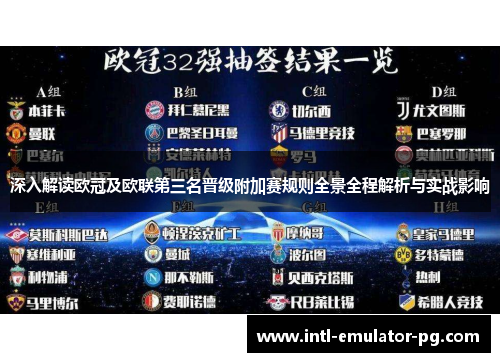 深入解读欧冠及欧联第三名晋级附加赛规则全景全程解析与实战影响 深入解读欧冠及欧联第三名晋级附加赛规则全景全程解析与实战影响